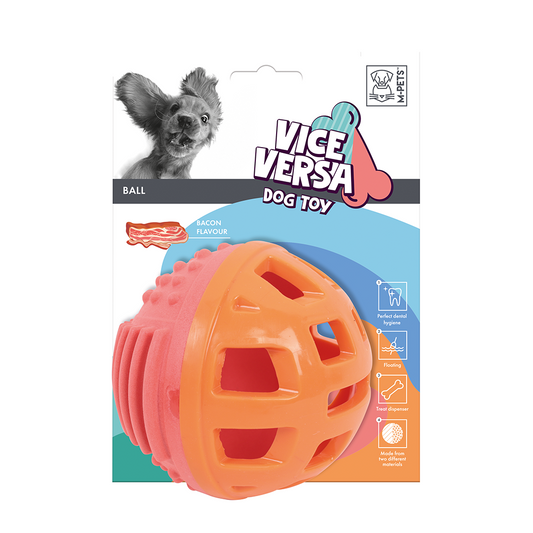 M-PETS Vice Versa Ball L Bacon Flavor Dog Toy