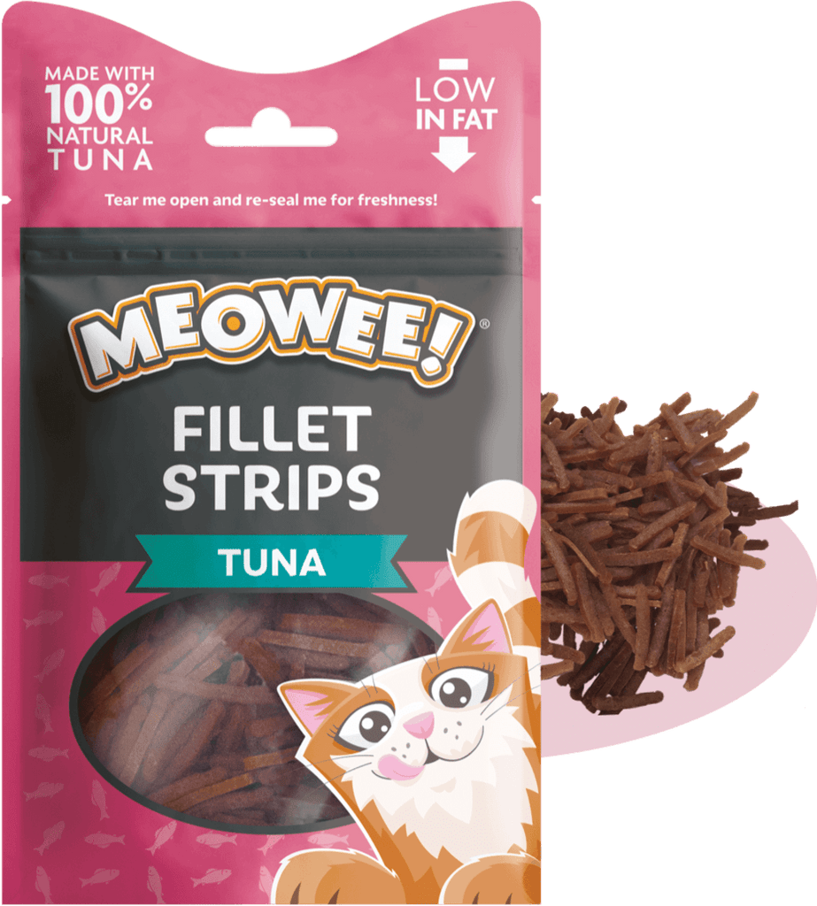 Meowee! Fillet Strips Tuna Cat Treats 35g