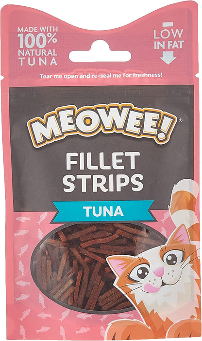 Meowee! Fillet Strips Tuna Cat Treats 35g