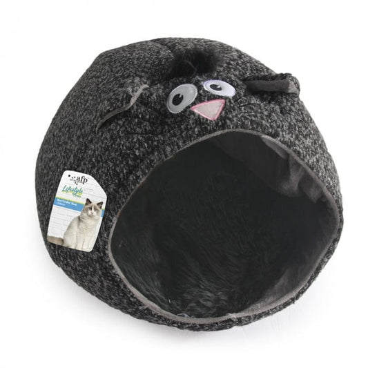 Nest Cat Bed Black