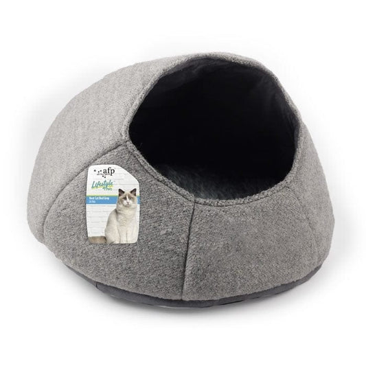 Nest Cat Bed Grey