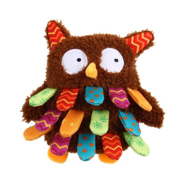 Owl Plush Friendz with squeaker