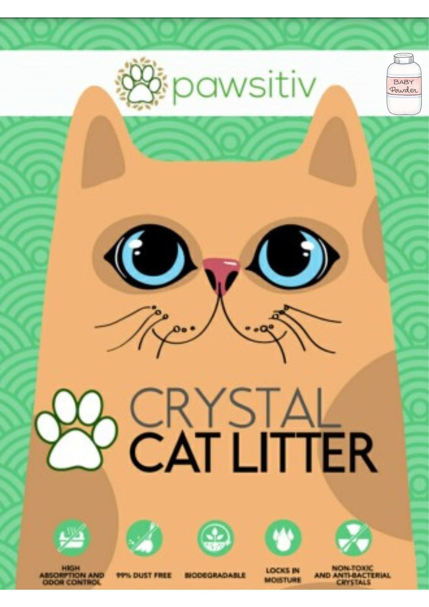 Pawsitiv Crystal Silica Litter