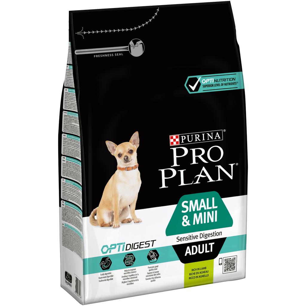 PURINA® Pro Plan® Dog Small & Mini Adult Sensitive Digestion with OPTIDIGEST® Rich in lamb