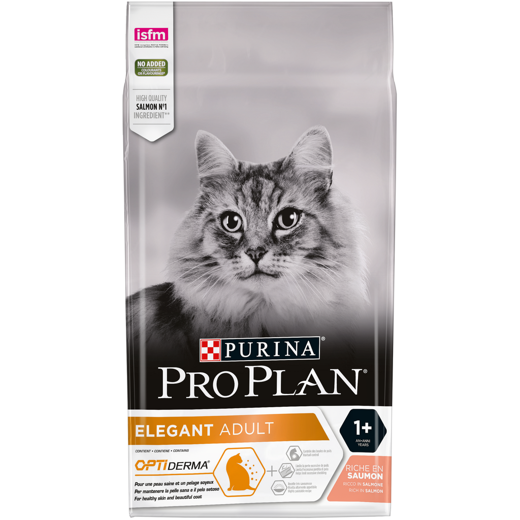 PURINA® Pro Plan® Elegant Adult 1+ year with OPTIDERMA®, Rich in Salmon Dry Cat Food