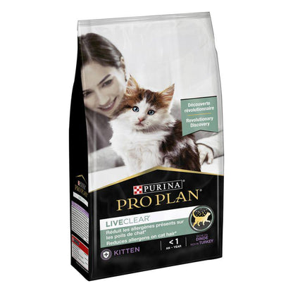 PURINA® Pro Plan® LiveClear Kitten, Rich in Turkey Dry Cat Food