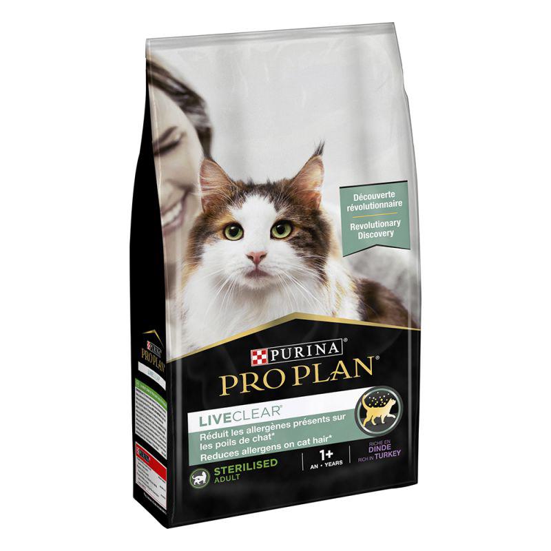 PURINA® Pro Plan® LiveClear Sterilised Adult, Rich in Turkey Dry Cat Food