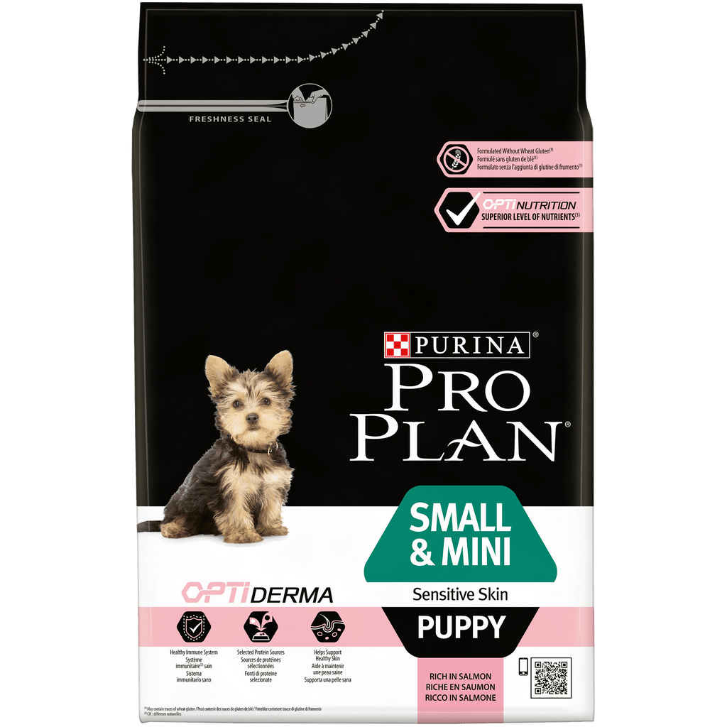 PURINA® Pro Plan® Puppy Small & Mini Sensitive Skin with OPTIDERMA® Rich in Salmon Dry Food
