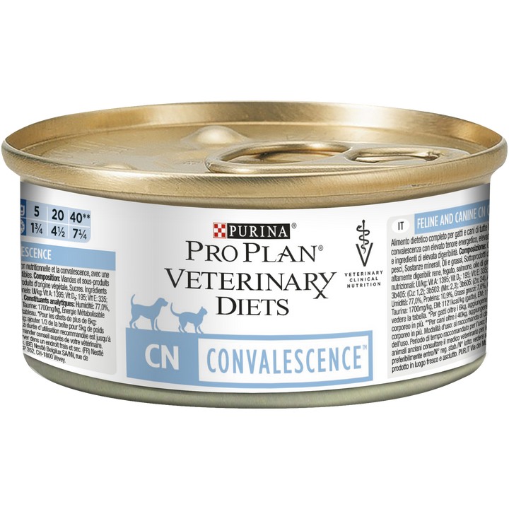 PURINA® Pro Plan® Veterinary Diets CN Convalescence Cat and Dog Wet Food Can (Box 24x195g)