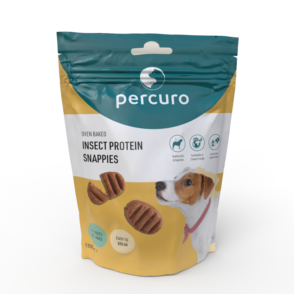 Percuro Insect Protein Snappies Oven Baked Treats 120g