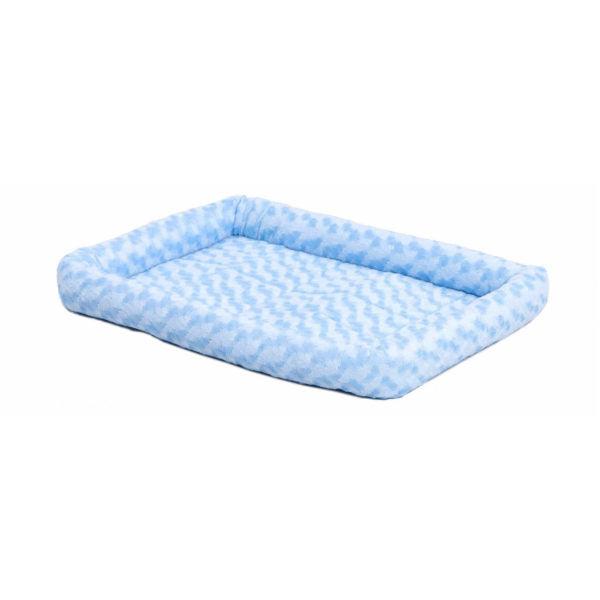 QuietTime Deluxe Powder Blue Bolster Bed – 30″