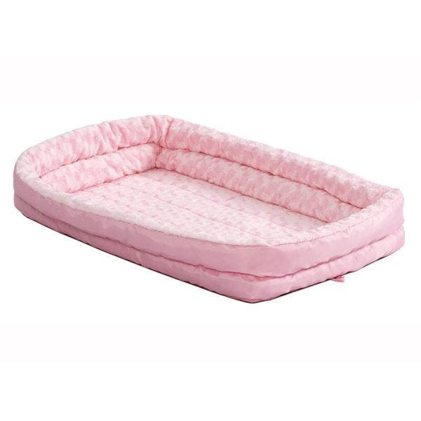 QuietTime Pink Fashion Double Bolster Bed