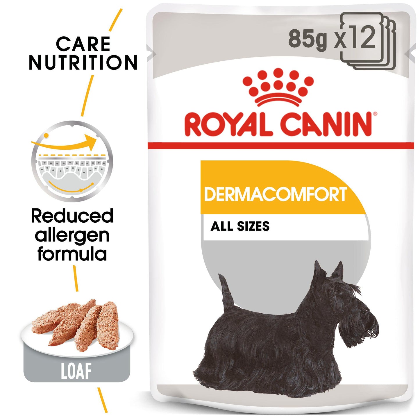 Royal Canin Canine Care Nutrition Dermacomfort Wet Food Pouch, 85g