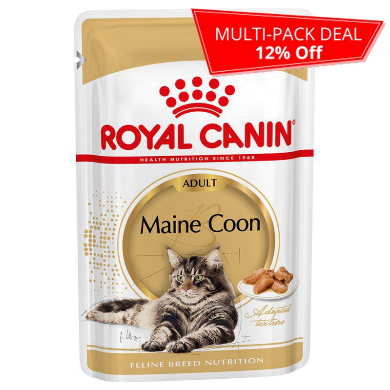 Royal Canin Feline Breed Nutrition Maine Coon Wet Food Pouch, 85g