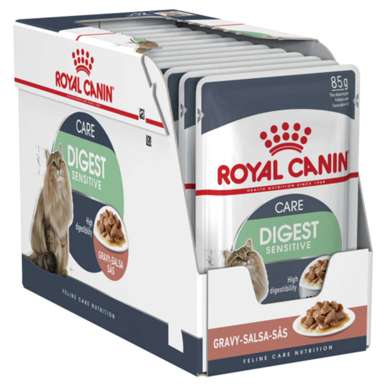 Royal Canin Feline Care Nutrition Digest Sensitive Gravy Wet Food Pouch, 85g