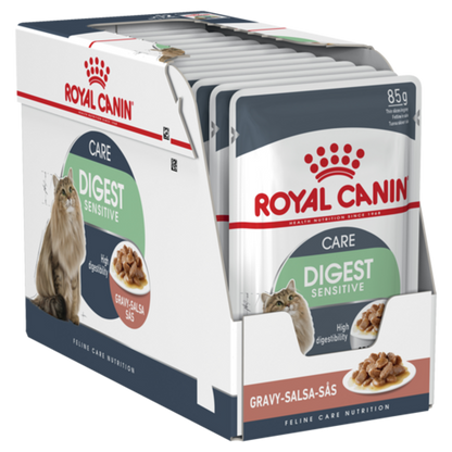 Royal Canin Feline Care Nutrition Digest Sensitive Gravy Wet Food Pouch, 85g