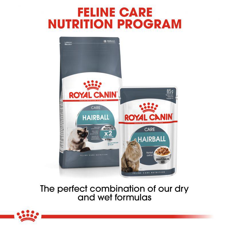 Royal Canin Feline Care Nutrition Hairball Gravy Wet Food Pouch, 85g