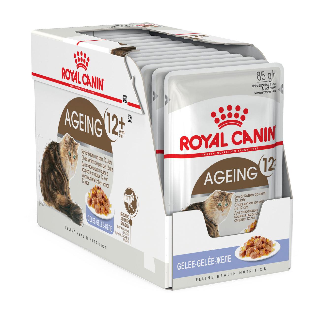 Royal Canin Feline Health Nutrition Ageing +12 Jelly Wet Food Pouch, 85g