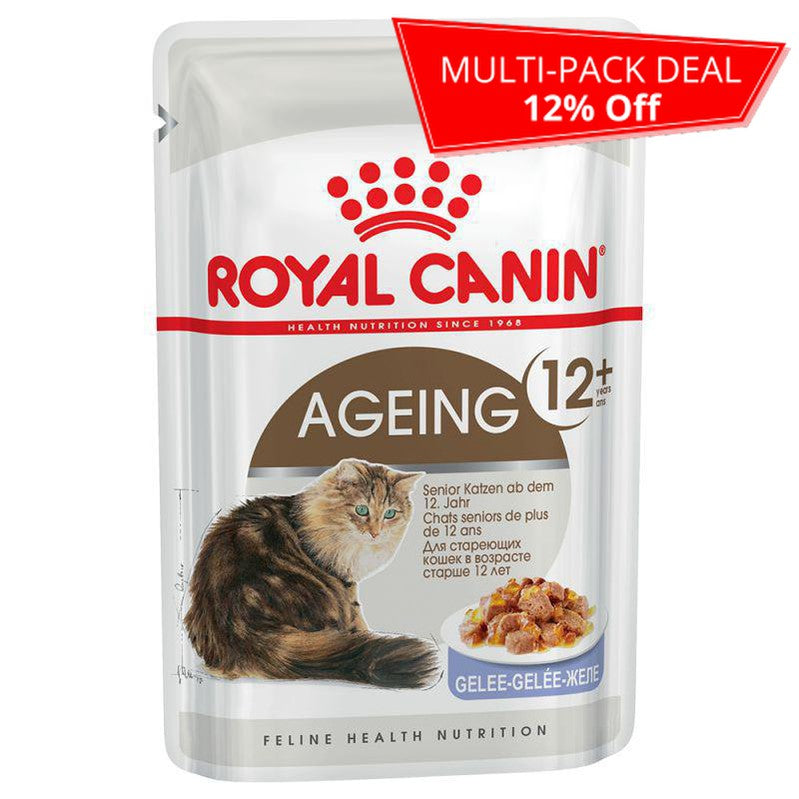 Royal Canin Feline Health Nutrition Ageing +12 Jelly Wet Food Pouch, 85g