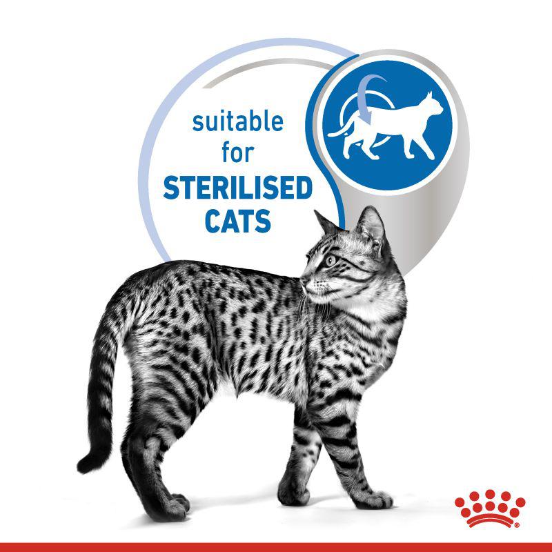 Royal Canin Feline Health Nutrition Indoor Sterilised 7+ Gravy Wet Food Pouch, 85g