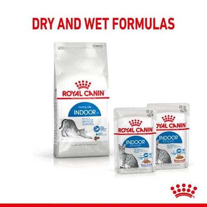Royal Canin Feline Health Nutrition Indoor Sterilised Gravy Wet Cat Food Pouch, 85g