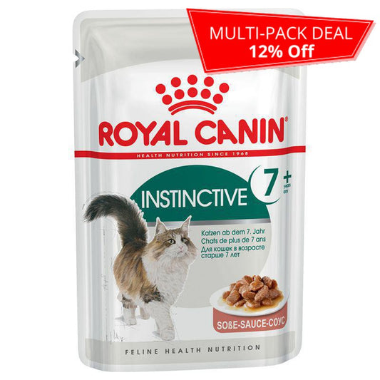 Royal Canin Feline Health Nutrition Instinctive +7 Gravy Wet Food Pouch, 85g