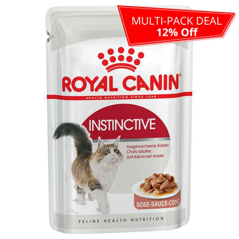 Royal Canin Feline Health Nutrition Instinctive Adult Cats Gravy Wet Food Pouch, 85g