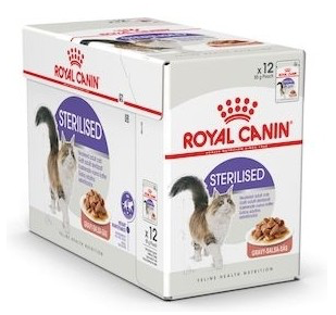Royal Canin Feline Health Nutrition Sterilised Gravy Wet Food Pouch, 85g