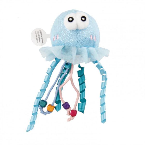 Shining Friends Jellyfish with activated LED light & Catnip inside