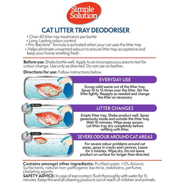 Simple Solution Cat Litter Odor Eliminator, 500 ml