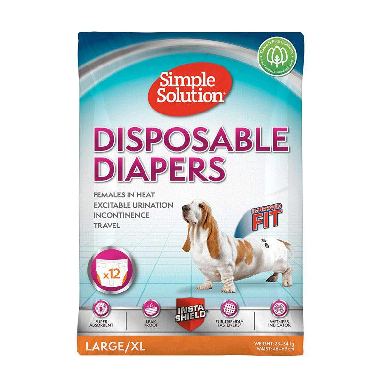 Simple solutions outlet dog diapers xl