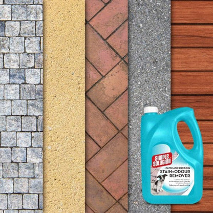 Simple Solution Patio and Decking Pet Stain and Odour Remover, 4L