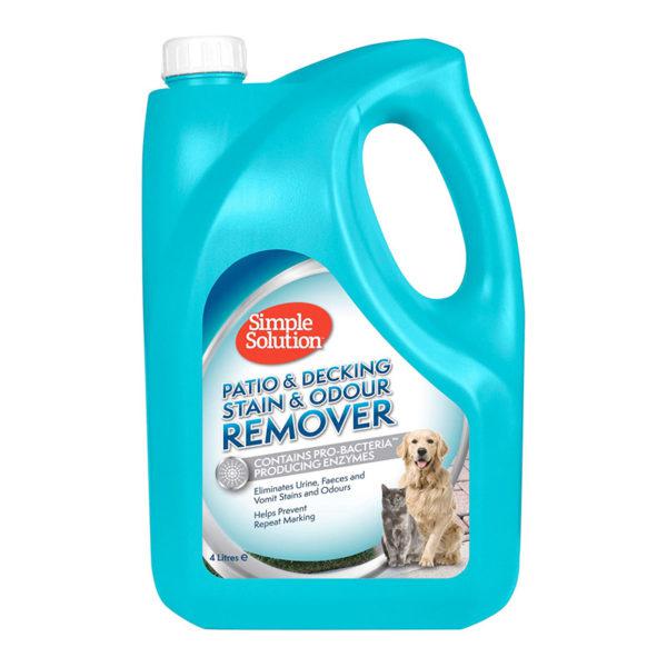 Simple Solution Patio and Decking Pet Stain and Odour Remover, 4L