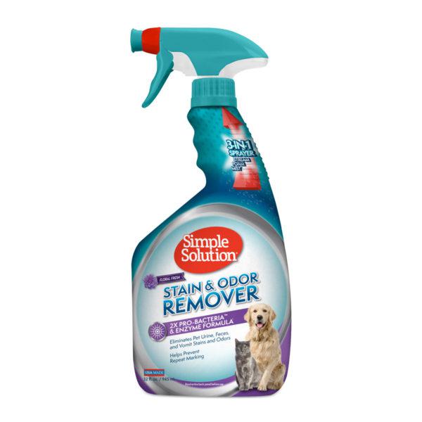 Simple Solution Pet Stain & Odor Remover, Floral Fresh Scent 32oz