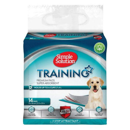 Simple Solution Premium Dog and Puppy Training Pads (Pack of 14)