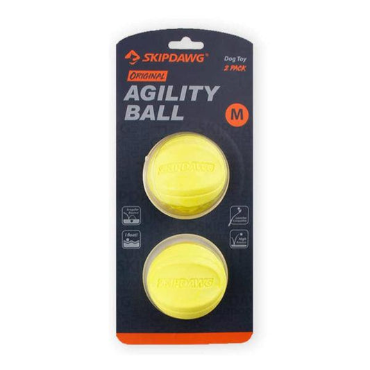 Skipdawg Dog Agility Ball Pack of 2 (Medium)