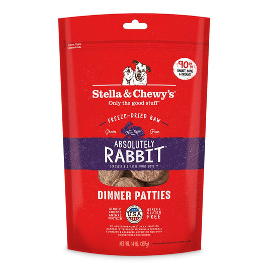 Stella & Chewy’s Absolutely Rabbit Freeze-Dried Raw Dog Dinner Patties