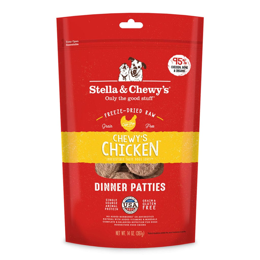 Stella & Chewy’s Chewy’s Chicken Freeze-Dried Raw Dog Dinner Patties