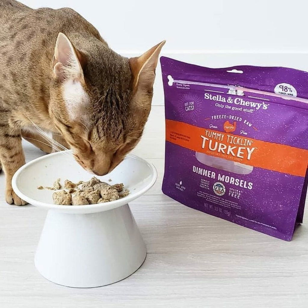 Stella & Chewy’s Freeze-Dried Raw Dinner Morsels for Cats, Tummy Ticklin Turkey