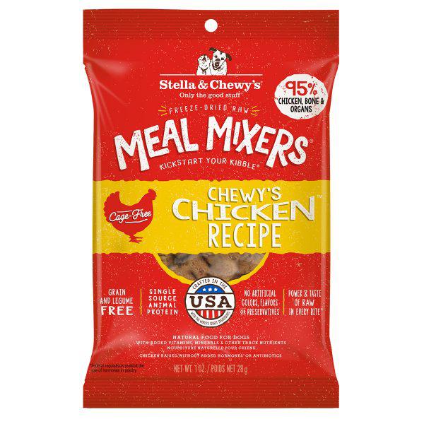 Stella & Chewy’s Freeze-Dried Raw Meal Mixers Dog Food Topper – Chewy’s Chicken Recipe, 1oz