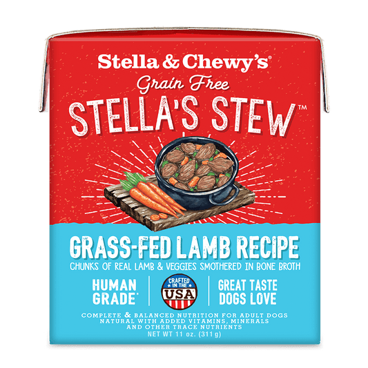 Stella & Chewy’s Grain Free Stella’s Stew for Dogs, Grass-Fed Lamb Recipe, 11oz