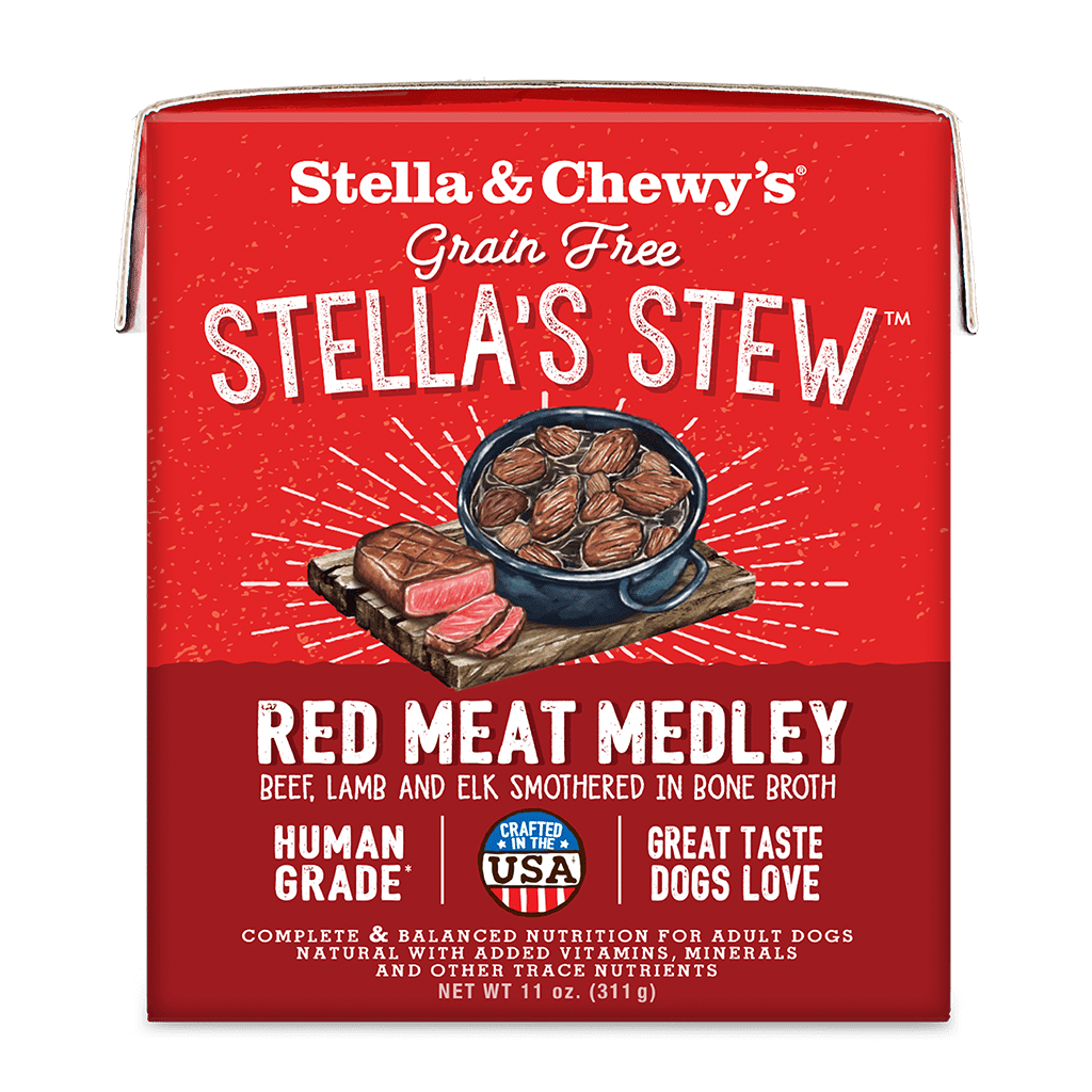 Stella & Chewy’s Grain Free Stella’s Stew for Dogs, Red Meat Medley, 11oz