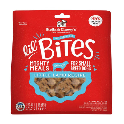 Stella & Chewy’s Lil’ Bites Freeze-Dried Raw Meals for Small Breed Dogs, Little Lamb Recipe