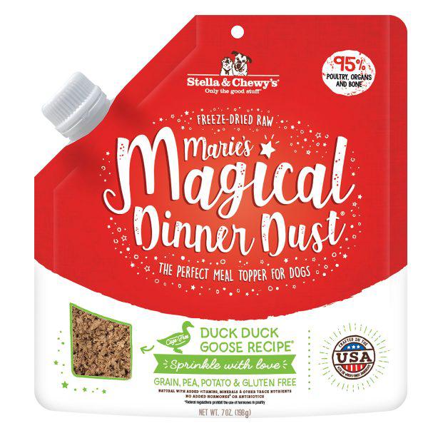Stella & Chewy’s Marie’s Magical Dinner Dust fo Dogs Duck Duck Goose, 7oz