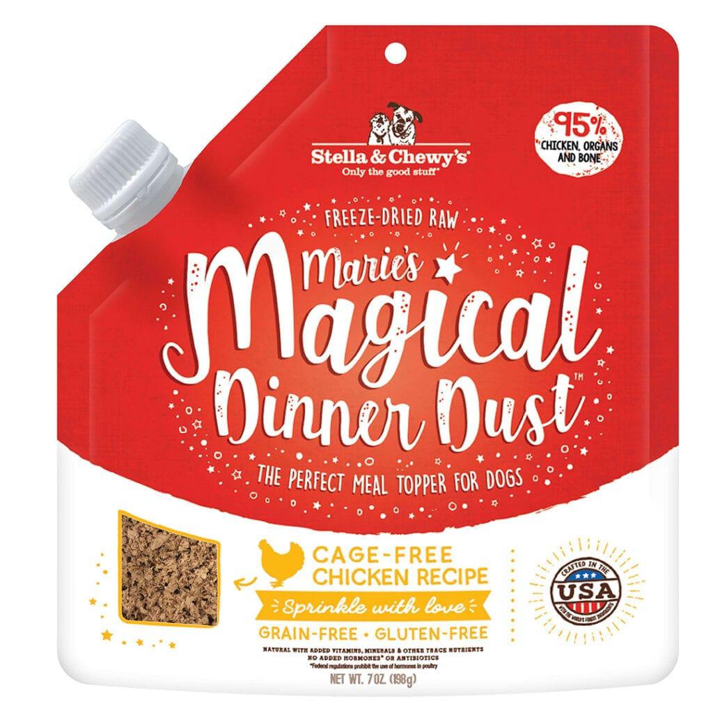 Stella & Chewy’s Marie’s Magical Dinner Dust for Dogs, Cage-Free Chicken Recipe, 7oz