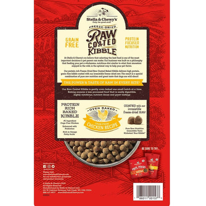 Stella & Chewy’s Raw Coated Kibble Dry Dog Food, Cage-Free Chicken Recipe