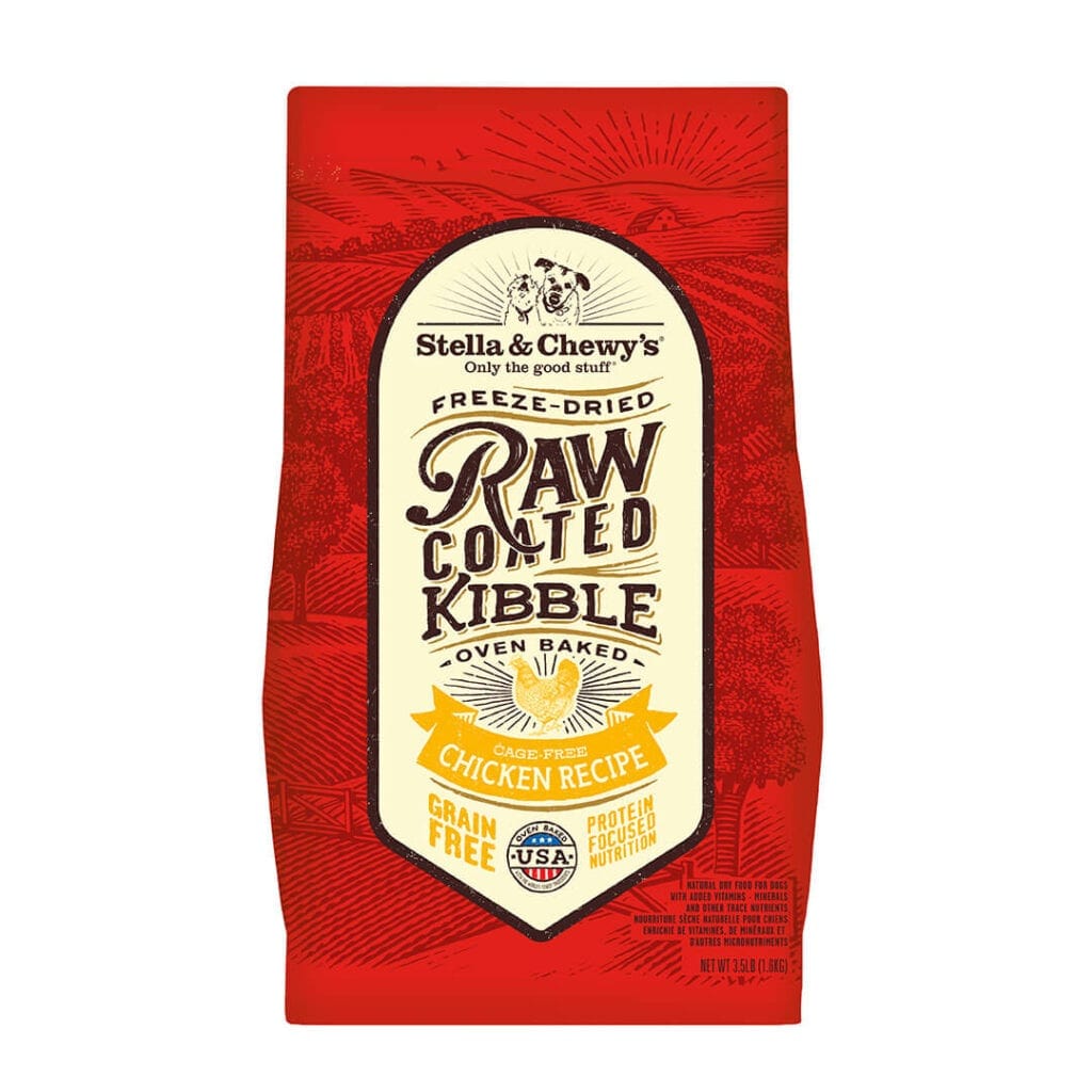 Stella & Chewy’s Raw Coated Kibble Dry Dog Food, Cage-Free Chicken Recipe