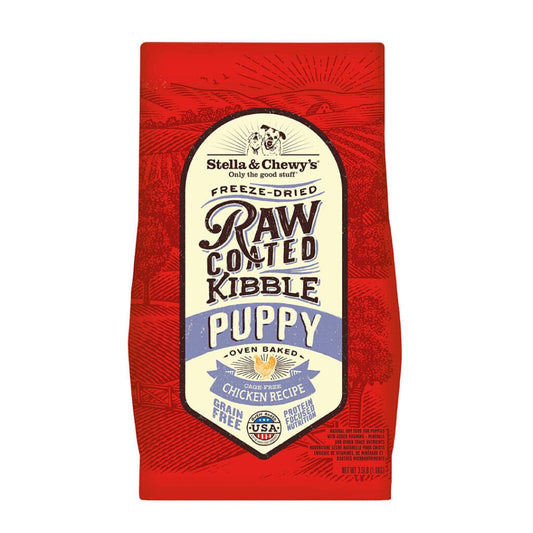Stella & Chewy’s Raw Coated Kibble Puppy Dry Dog Food, Cage-Free Chicken