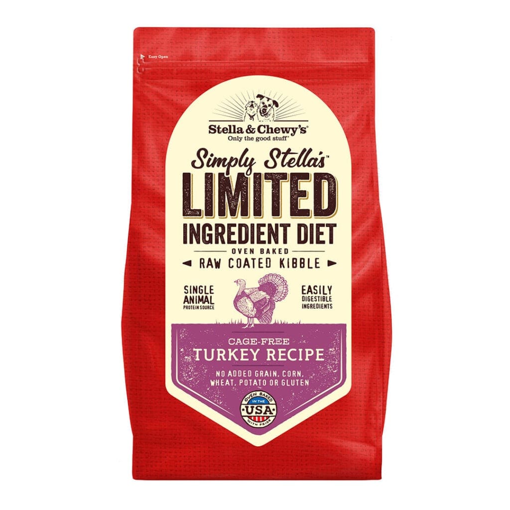 Stella & Chewy’s Simply Stella’s Limited Ingredient Diet Baked Kibble for Dogs, Cage-Free Turkey Recipe
