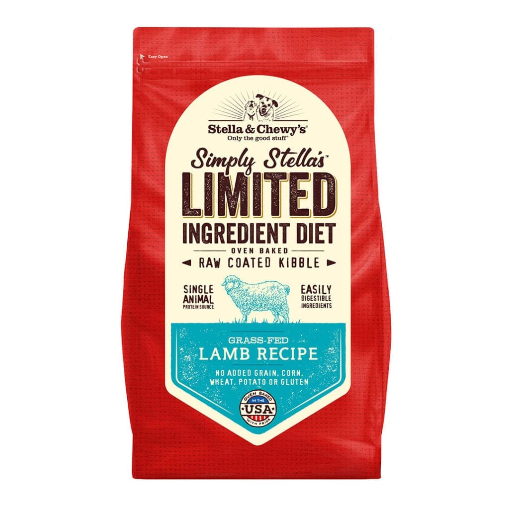 Stella & Chewy’s Simply Stella’s Limited Ingredient Diet Baked Kibble for Dogs, Grass-Fed Lamb Recipe
